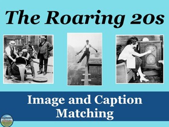 The Roaring 20s Primary Source Image Activity