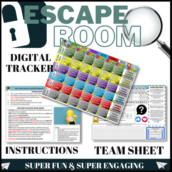 Social Media Addiction  Escape Room 