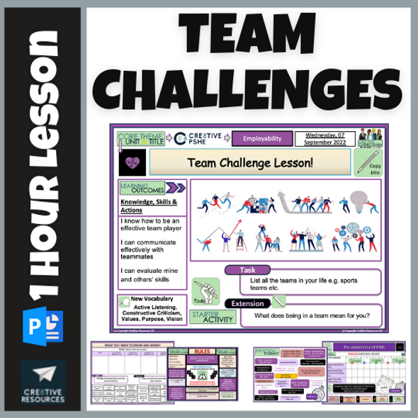 Teamwork Challenge Lesson 