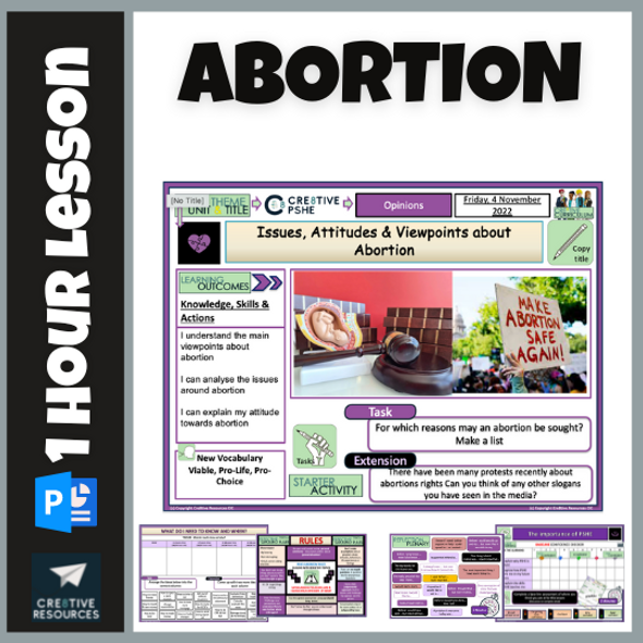 Abortion - Issues and Attitudes