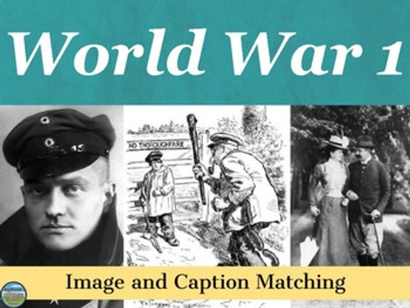 World War 1 Primary Source Image Activity