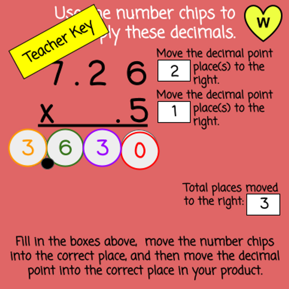 Christmas Multiplying Decimals - Digital and Printable