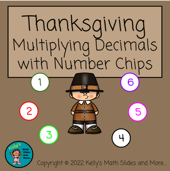 Thanksgiving Multiplying Decimals - Digital and Printable