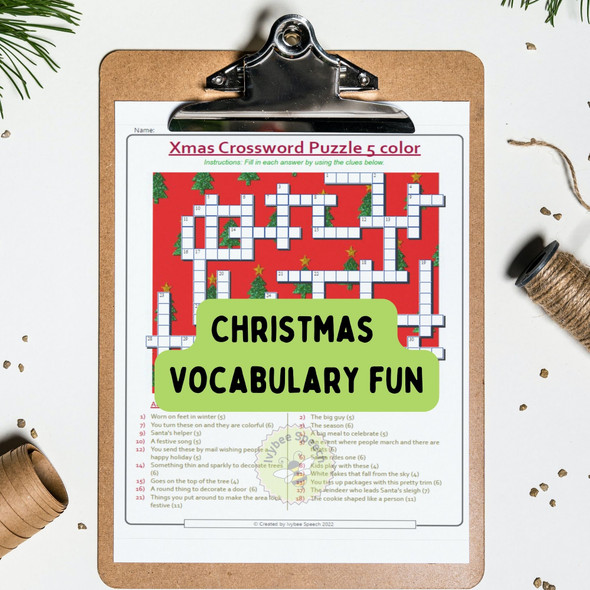 Christmas Holiday Puzzles Crosswords, Word Searches, Code Breakers, Jumbles, and More