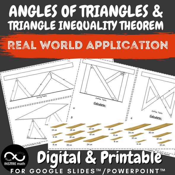 Real World Math Application Angles Triangles Exterior Angle Triangle Inequality