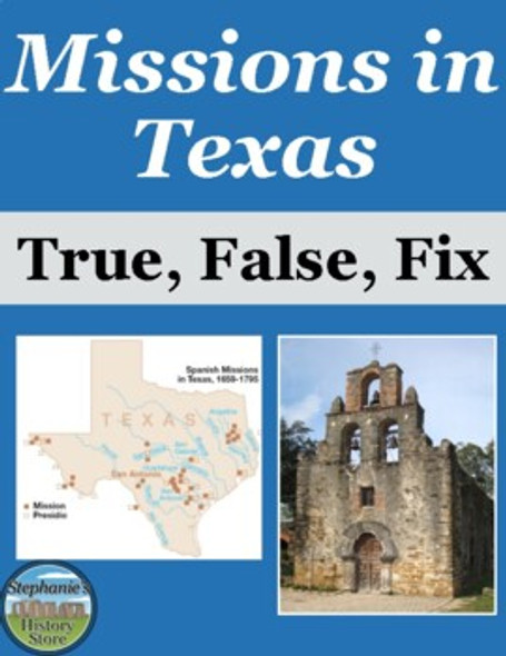 Texas Missions True False Fix