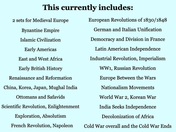World History True False Fix Bundle