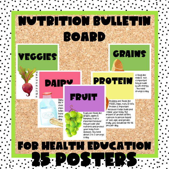 Nutrition Bulletin Board | Health Bulletin Board