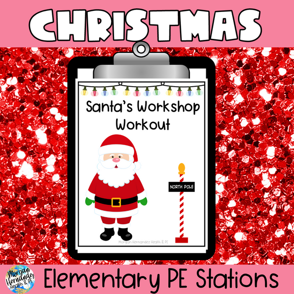 Elementary Christmas PE Stations