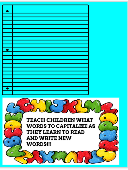 CAPITALIZATION IN THE PRIMARY GRADES LESSONS & PRACTICE WORKSHEETS