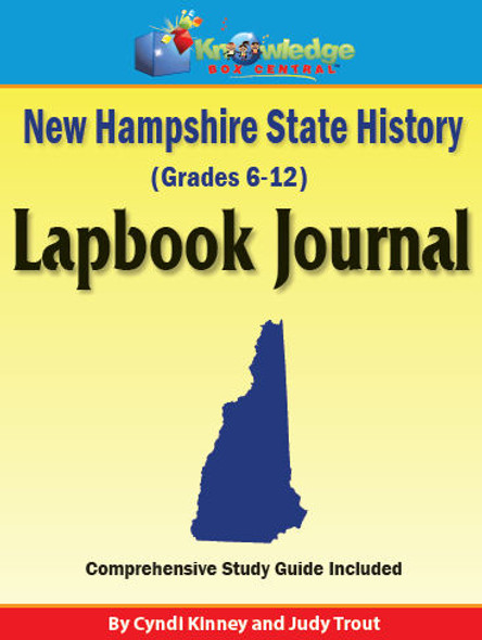 New Hampshire State History Lapbook Journal 