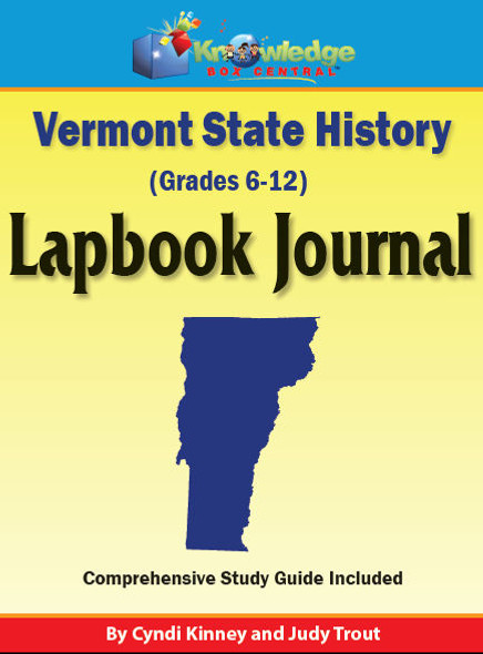 Vermont State History Lapbook Journal 