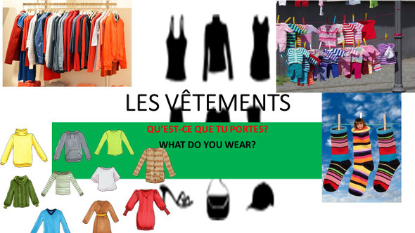 Clothes in French ppt.