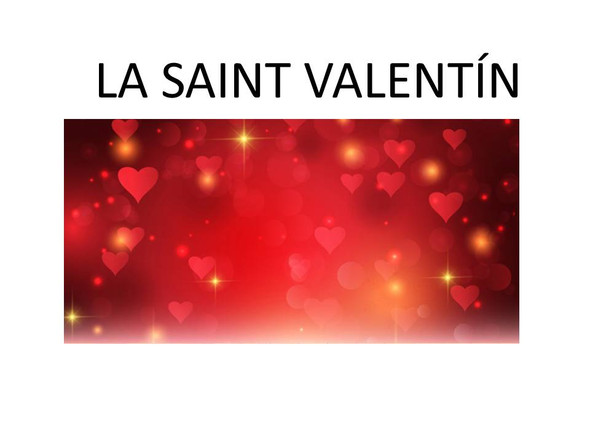 Resource on Valentine Day in French