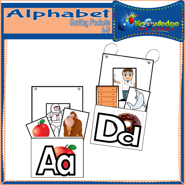 Alphabet Sorting Pockets: A to D