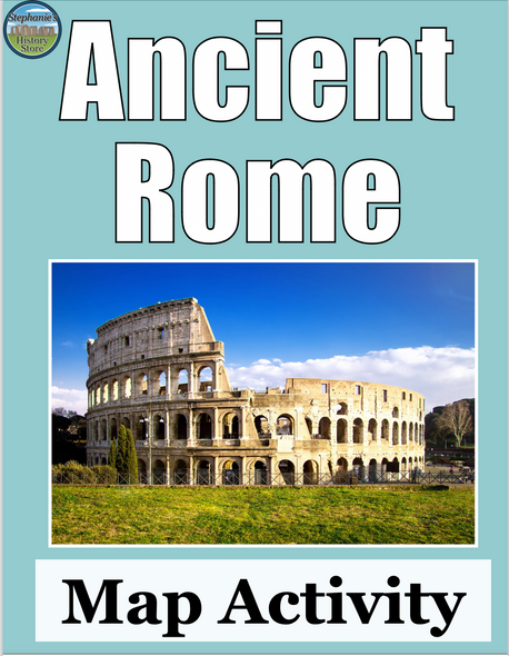 Ancient Rome Map Activity Ancient Rome Map Activity