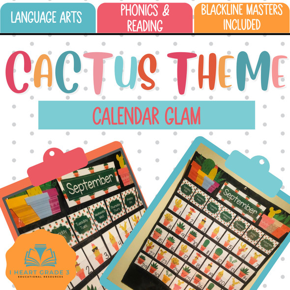 Calendar Glam: Cactus Theme