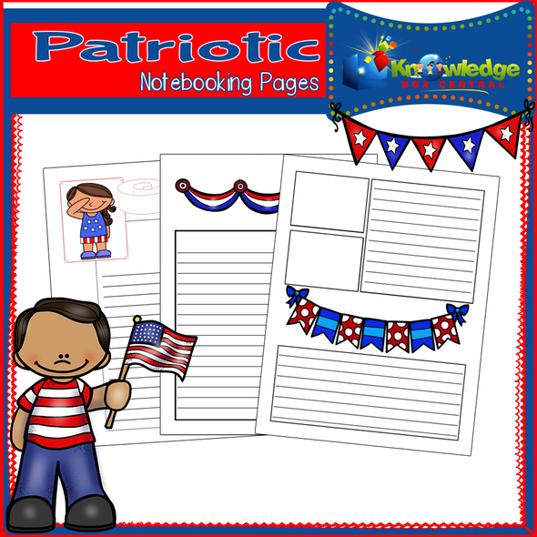 Patriotic Notebooking Pages 