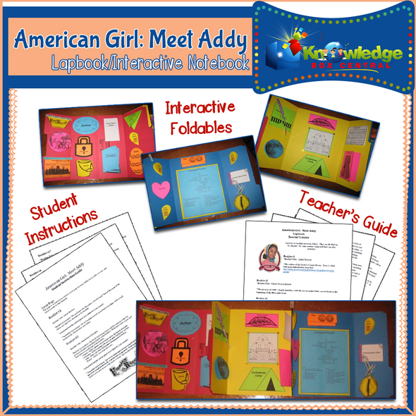 American Girl: Meet Addy Lapbook 
