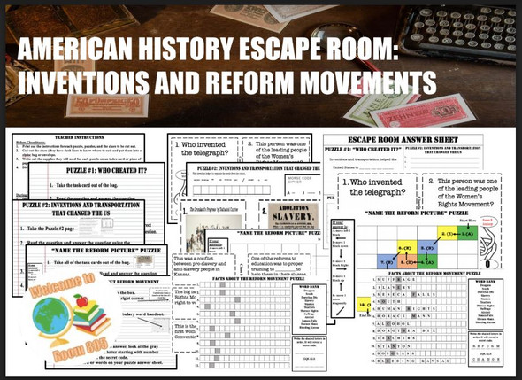 Escape Room-Inventions and Reformers