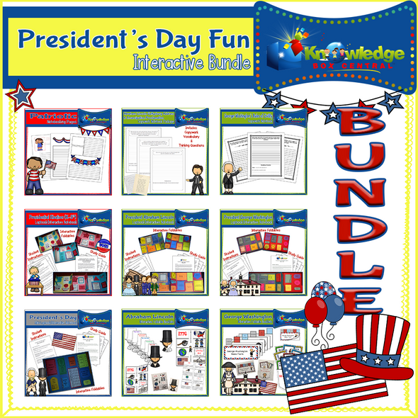 President's Day Fun Interactive BUNDLE 