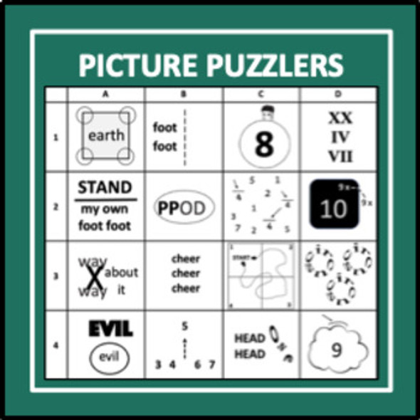 Math Puzzles for Early Finishers: Set 4