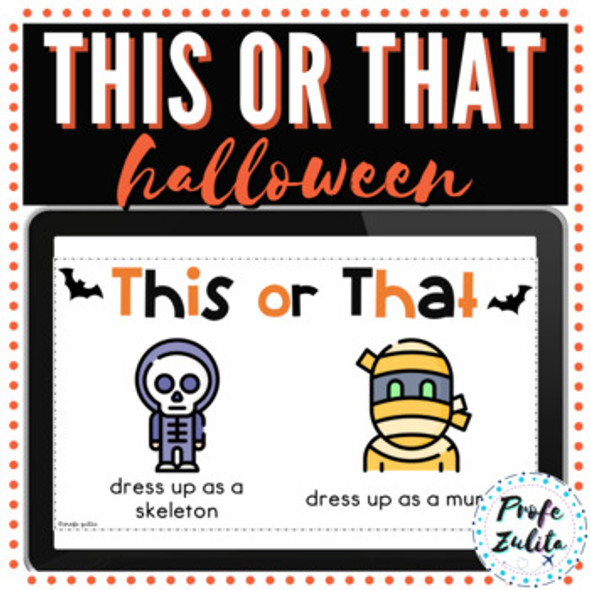 Halloween Would You Rather? Game | This or That activity