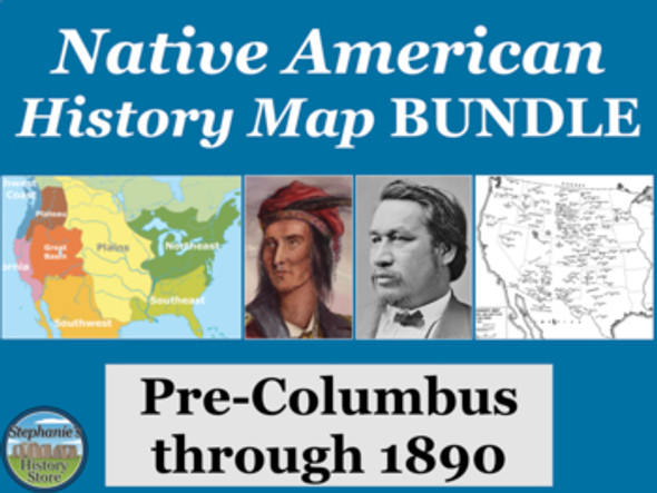 Native American History Map Bundle