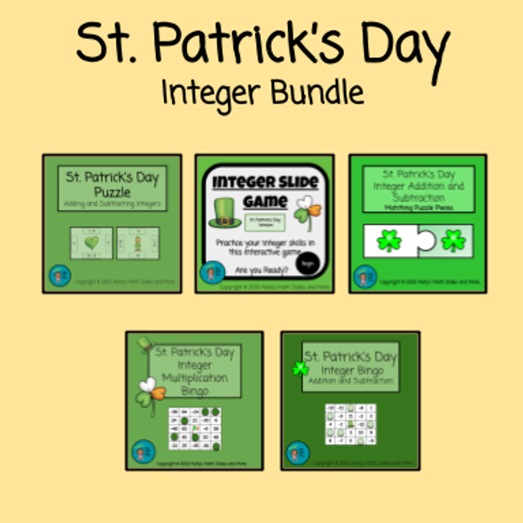 St. Patrick's Day Integer Bundle