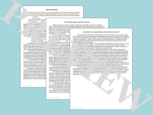 President Johnson and the Vietnam War Primary Source Analysis