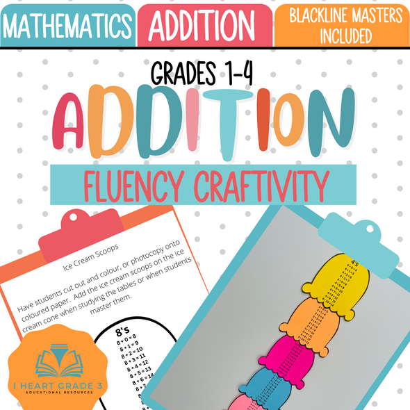 Addition Fluency Craftivity