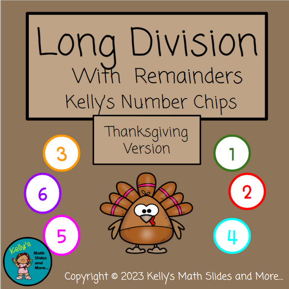 Thanksgiving Division with Number Chips