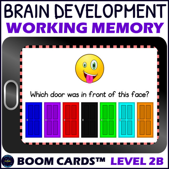 Working Memory Activity level 2b – Digital Boom™ Cards