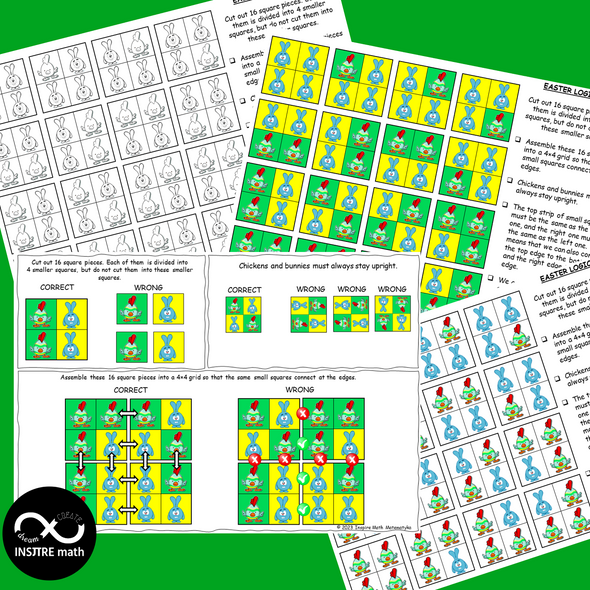 FREE Easter Logic Puzzle for Enrichment & Early Finishers Easter Math Activities