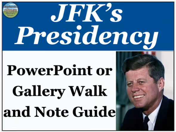 President John F. Kennedy Gallery Walk or PowerPoint