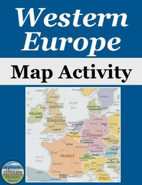 Western Europe Map Activity