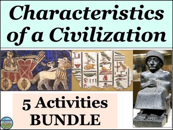 Characteristics of a Civilization Activities Bundle