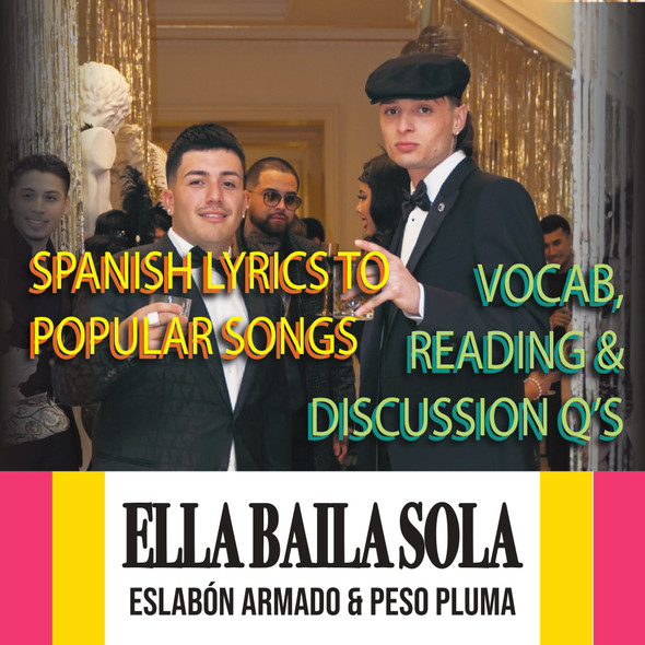 Eslabón Armado & Peso Pluma - Ella Baila Sola - Spanish Song Lyrics & Activities