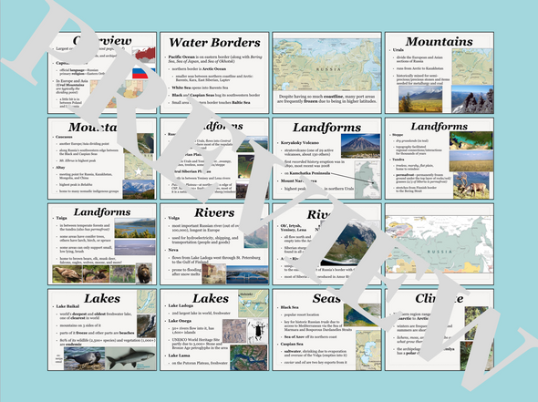 Russia's Physical Geography Overview