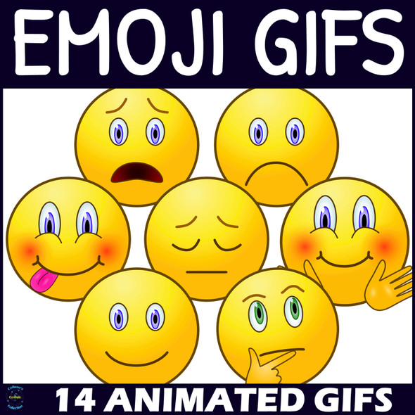 Emoji GIFs - Emotions - Animated Clip Art - Set 2