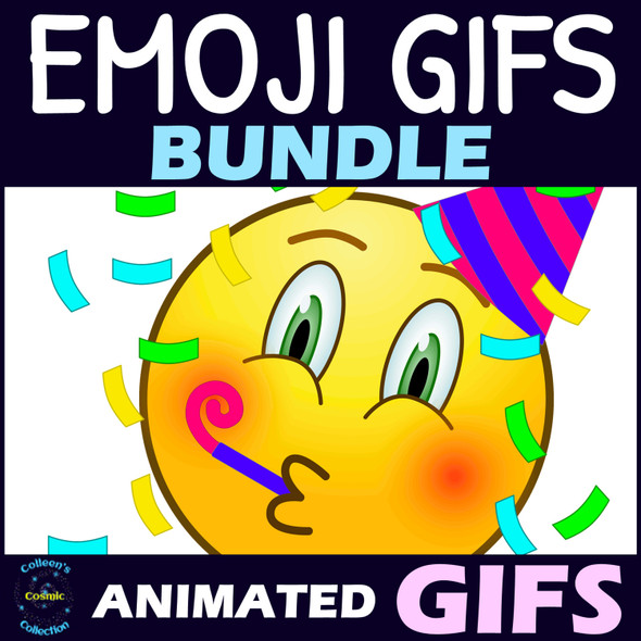 Emoji GIFs BUNDLE - Emotions - Animated Clip Art