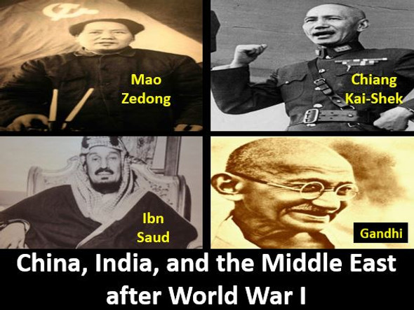 China, India, and the Middle East After WW I