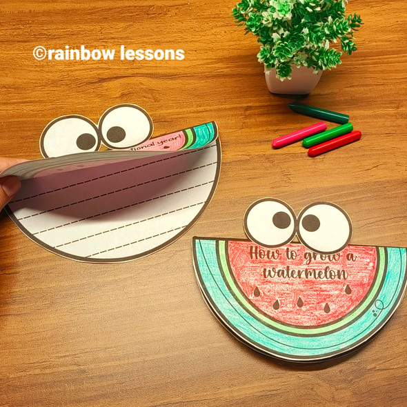 Watermelon Writing Craft | End of Year Writing Craft | Watermelon Craftivity | Summer Writing craftivity