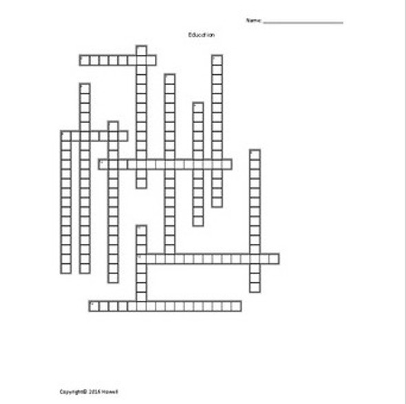 Sociology Vocabulary Crosswords Review Bundle