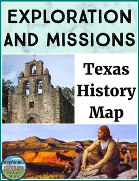 Exploration of Texas and Missions Map Activity