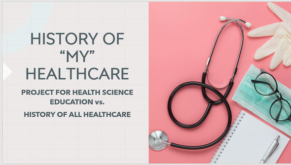 History of "MY" Health Care -Medical Timeline Project