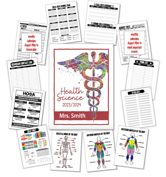 THE ULTIMATE 2023-24 HEALTH SCIENCE PLANNER!