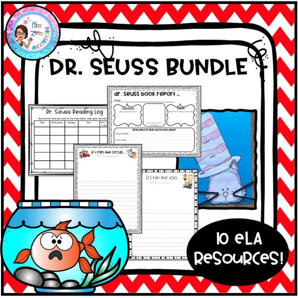 Dr. Seuss Bundle - 10 ELA Activities