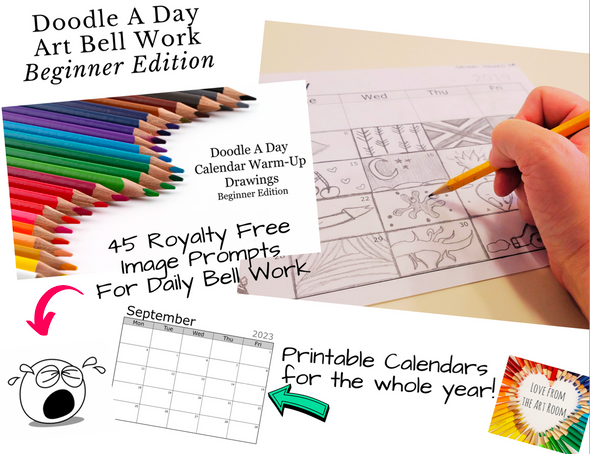 Doodle A Day Beginner Edition - Art Bell Work - Art Warm Ups