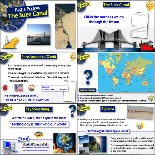 Intro to the Suez Canal 5-E Lesson | Examine Trade and Globalization | Microsoft